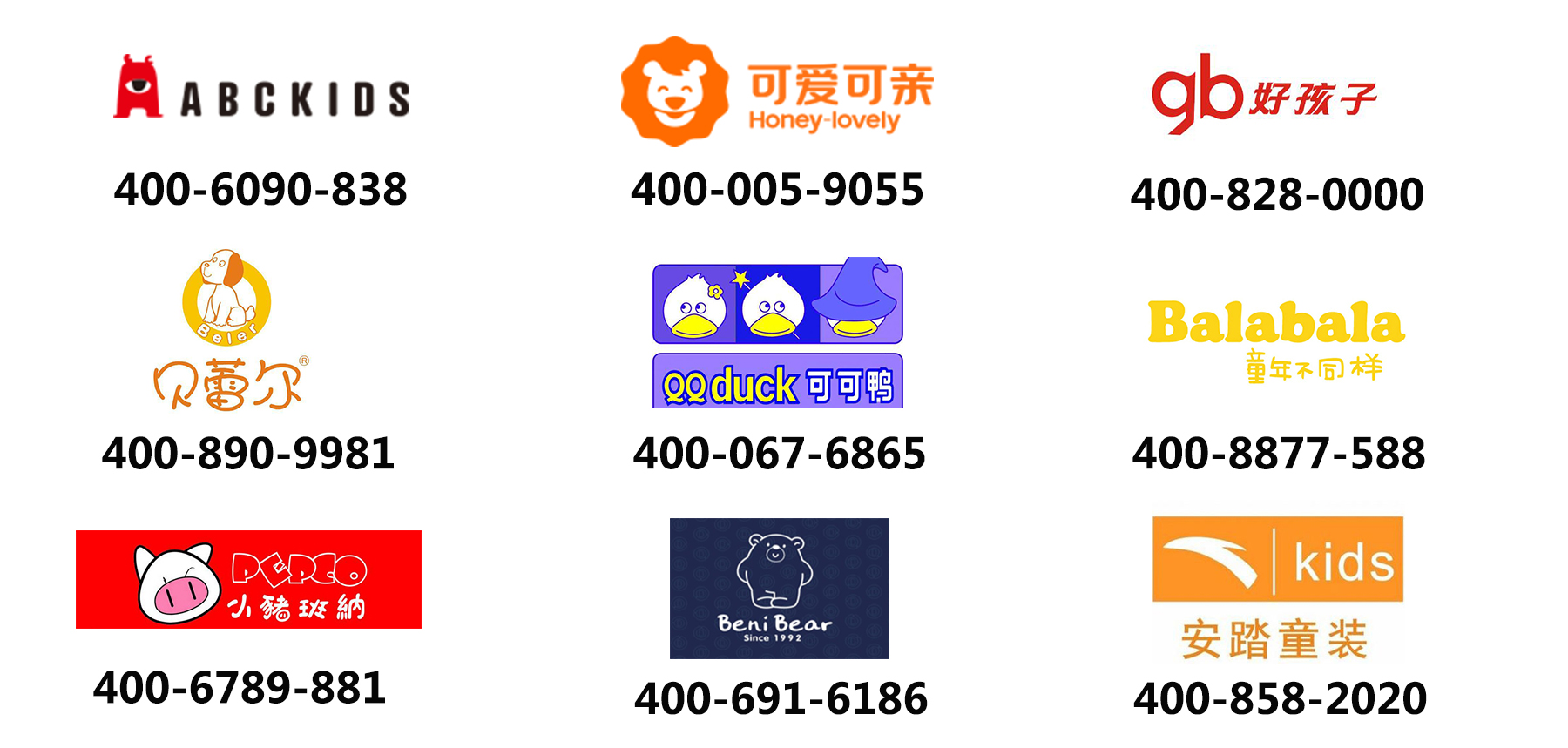 童裝行業400電話應用案例 童裝行業400電話應用案例